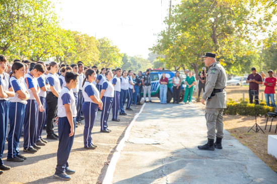 Semana da Pátria em Aragarças: Escola Cívico Militar Zélia Diniz realiza apresentações