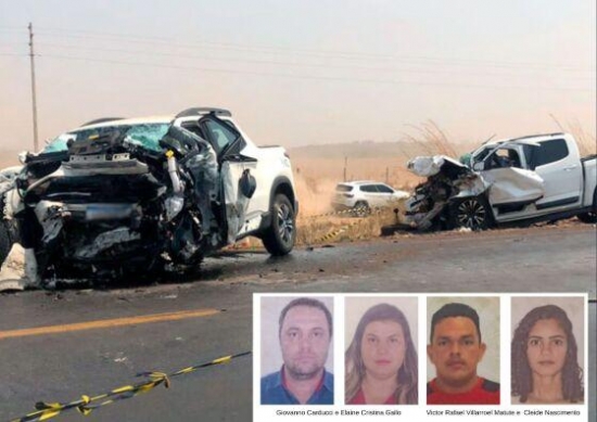 Mãe e filho não resistem e sobe para 5 número de mortos em batida na BR-163