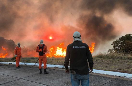 Polícia Militar prende homem em flagrante por provocar incêndio em área de vegetação urbana