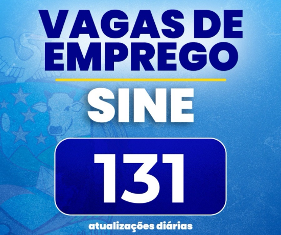Sine de Barra do Garças divulga 131 vagas de trabalho nesta quinta (25)