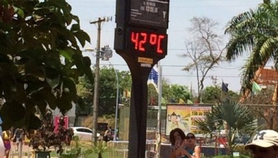 Mato Grosso terá a semana mais quente do ano e termômetros registram 42°C
