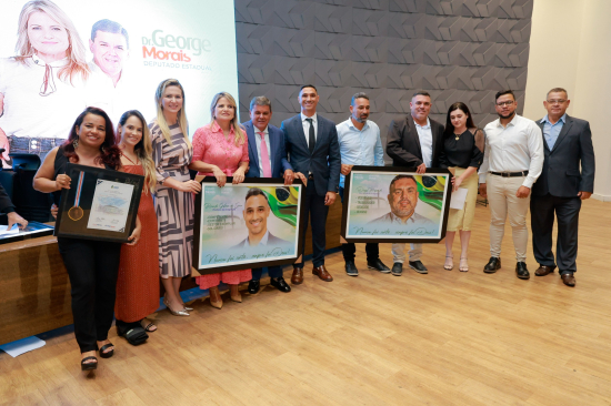 Prefeito Ricardo Galvão e profissionais da Saúde de Aragarças são homenageados na Assembleia Legislativa de Goiás